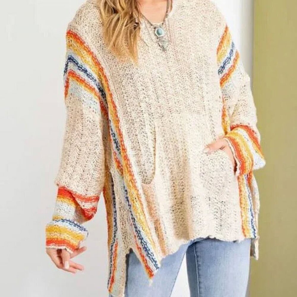 Easel Knit Pullover Hoodie